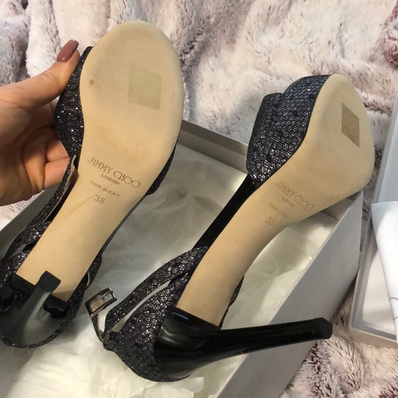 Jimmy Choo sparkly heels - Picture 3 of 7